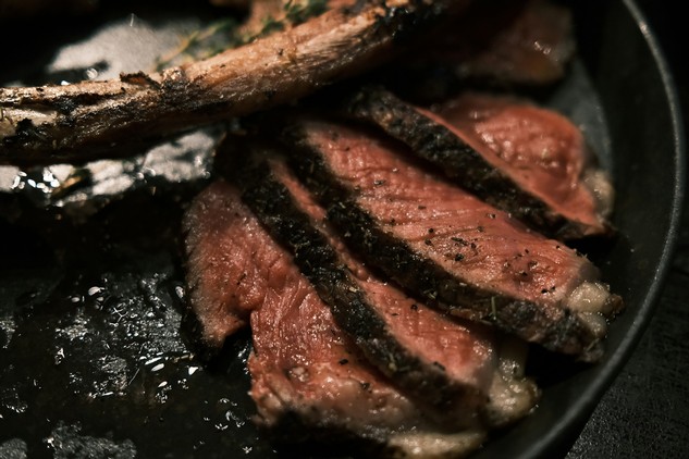 Herb-Crusted Ribeye Steak